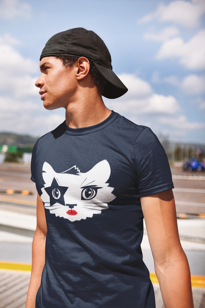 Rock 'n' Roll Cat Men's Graphic Tee