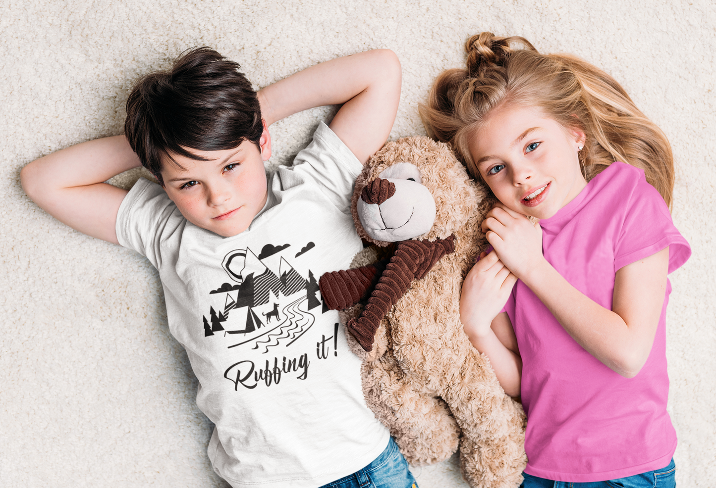 Ruffing It Kid’s Heavy Cotton Graphic Tee