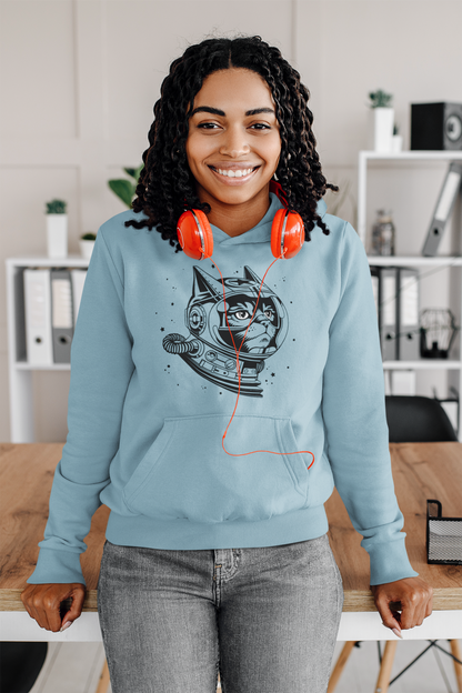 Space Cat Women's Hooded Sweatshirt