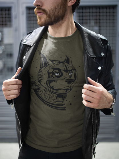 Space Dog Men's Graphic Tee