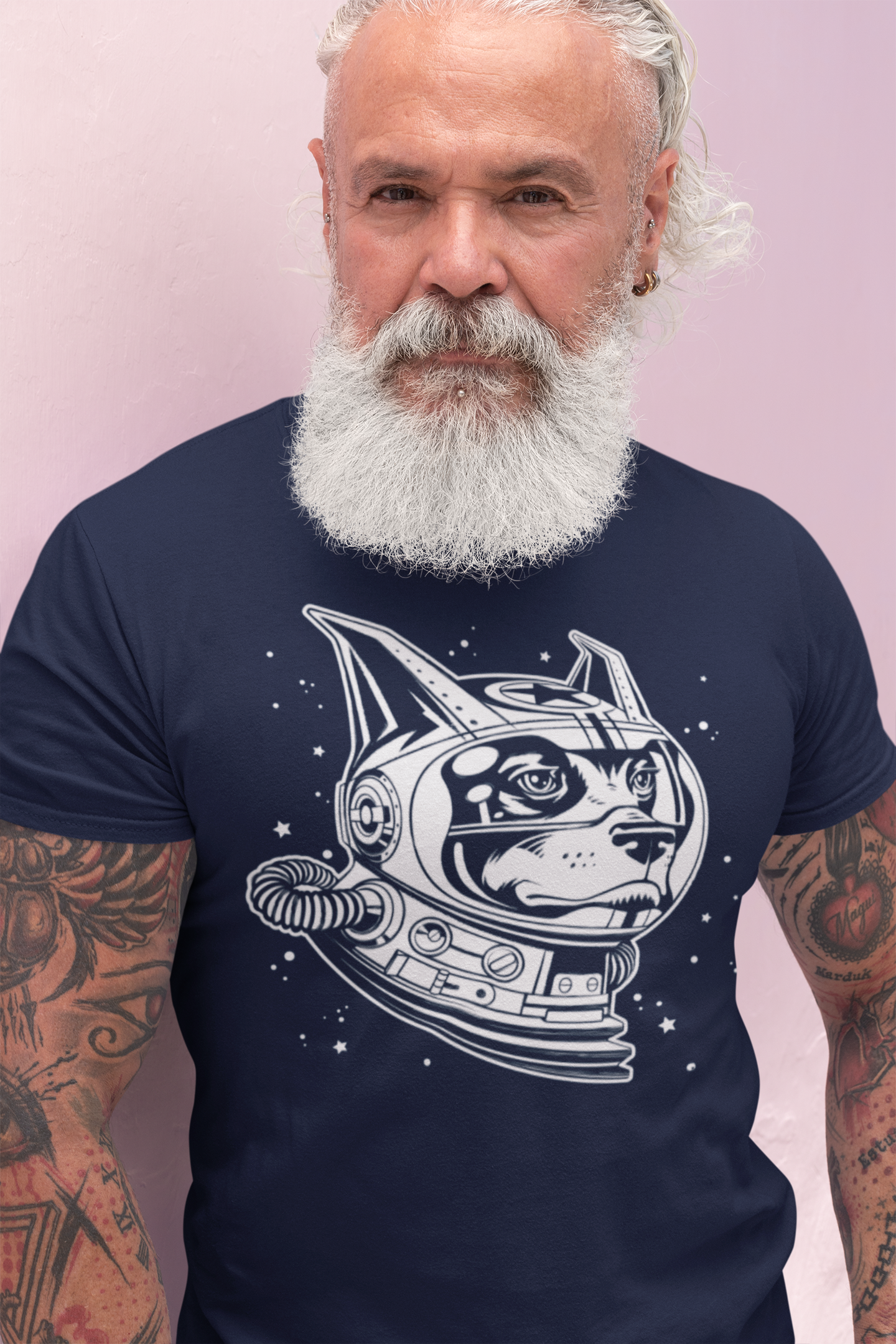 Space Dog Men's Graphic Tee