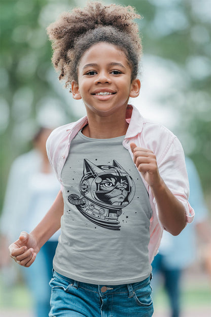 Cosmic Coolness for Kids – The Space Cat Graphic Tee!
