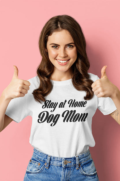 Stay At Home Dog Mom Women's Graphic Tee