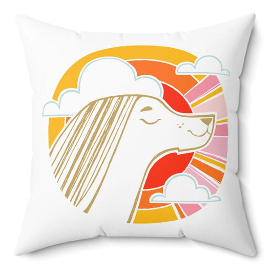 Sunset Beauty Spun Polyester Square Pillow