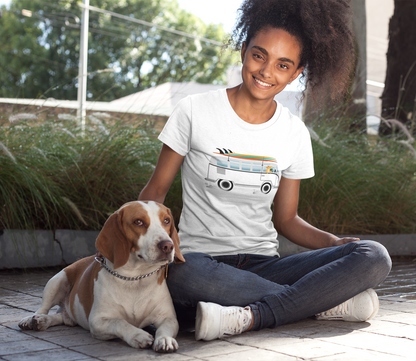 VW Van Surf Dog Women's Graphic Tee