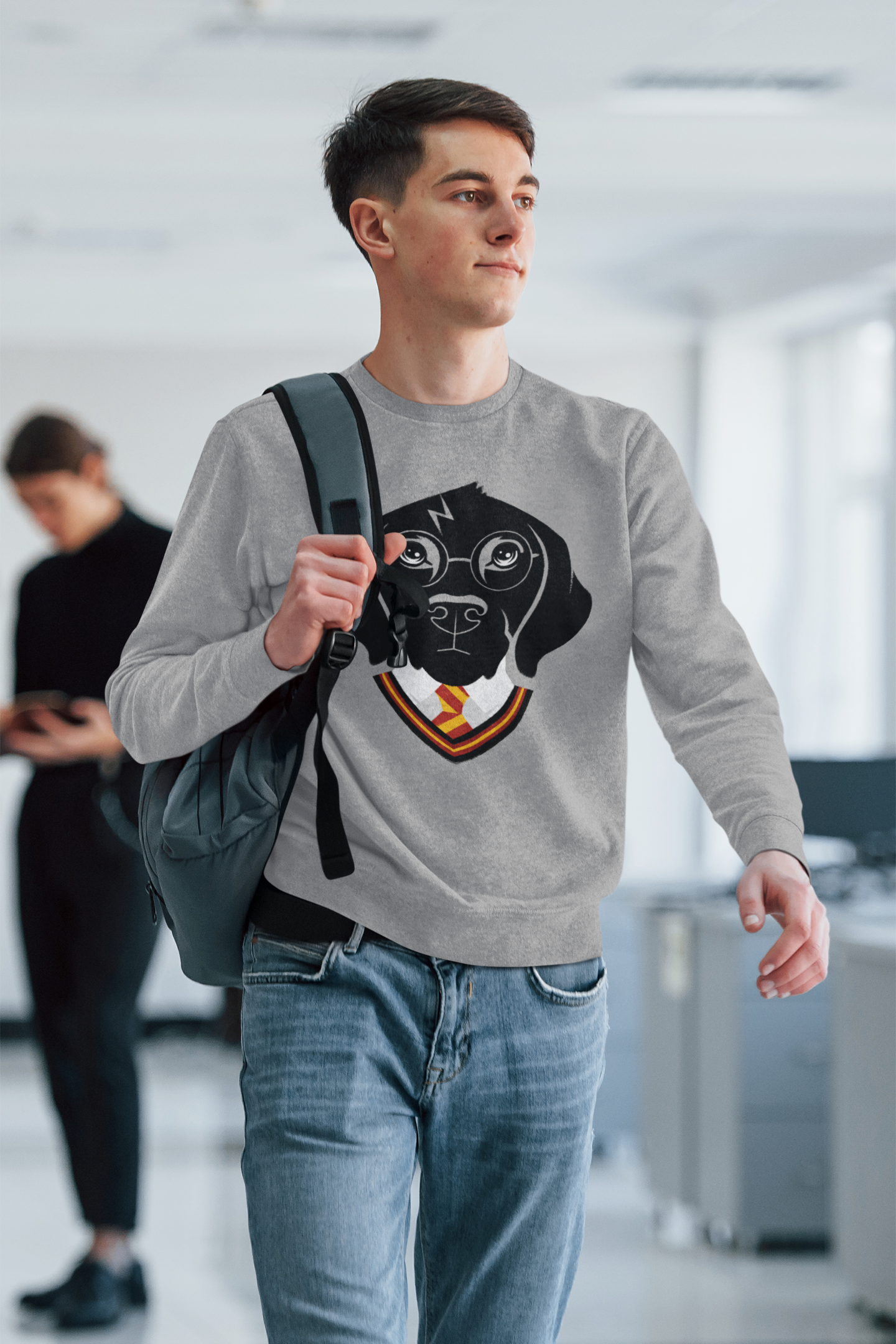 Wizard Dog Men's Heavy Blend Crewneck Sweatshirt