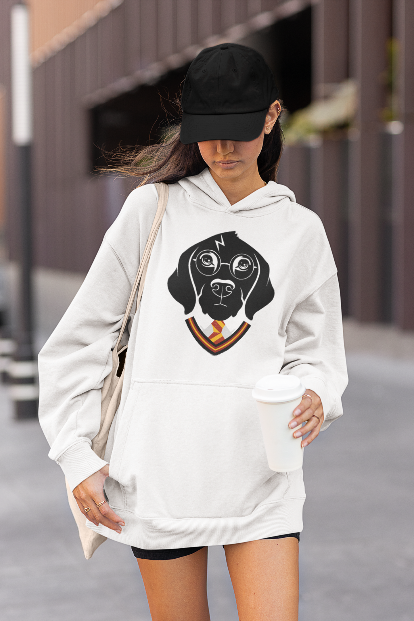 Wizard Dog Women's Hooded Sweatshirt