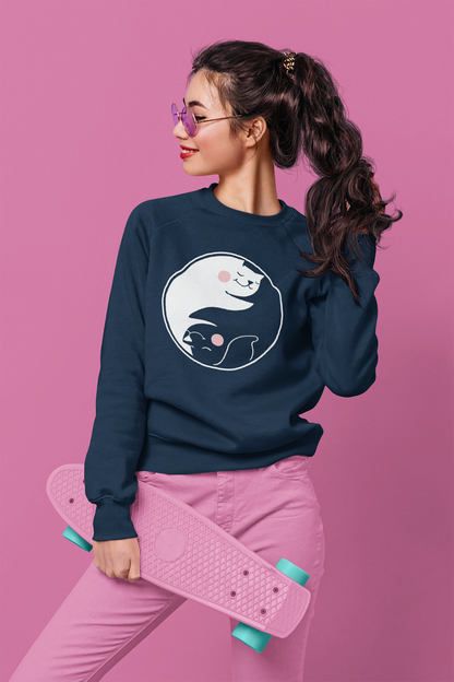 Yin Yang Women's Heavy Blend Crewneck Sweatshirt