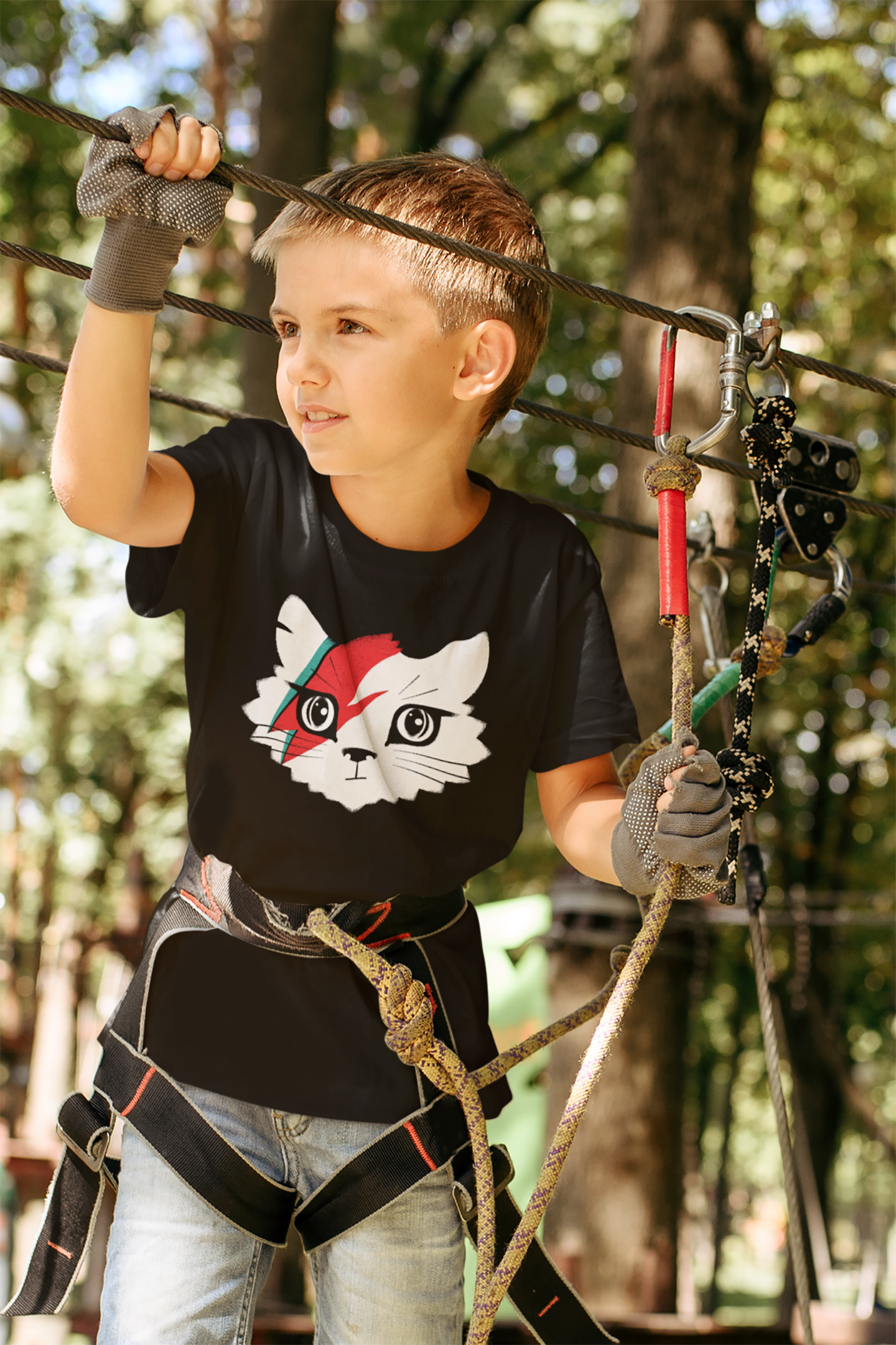 Ziggy's Cat Kid’s Heavy Cotton Graphic Tee