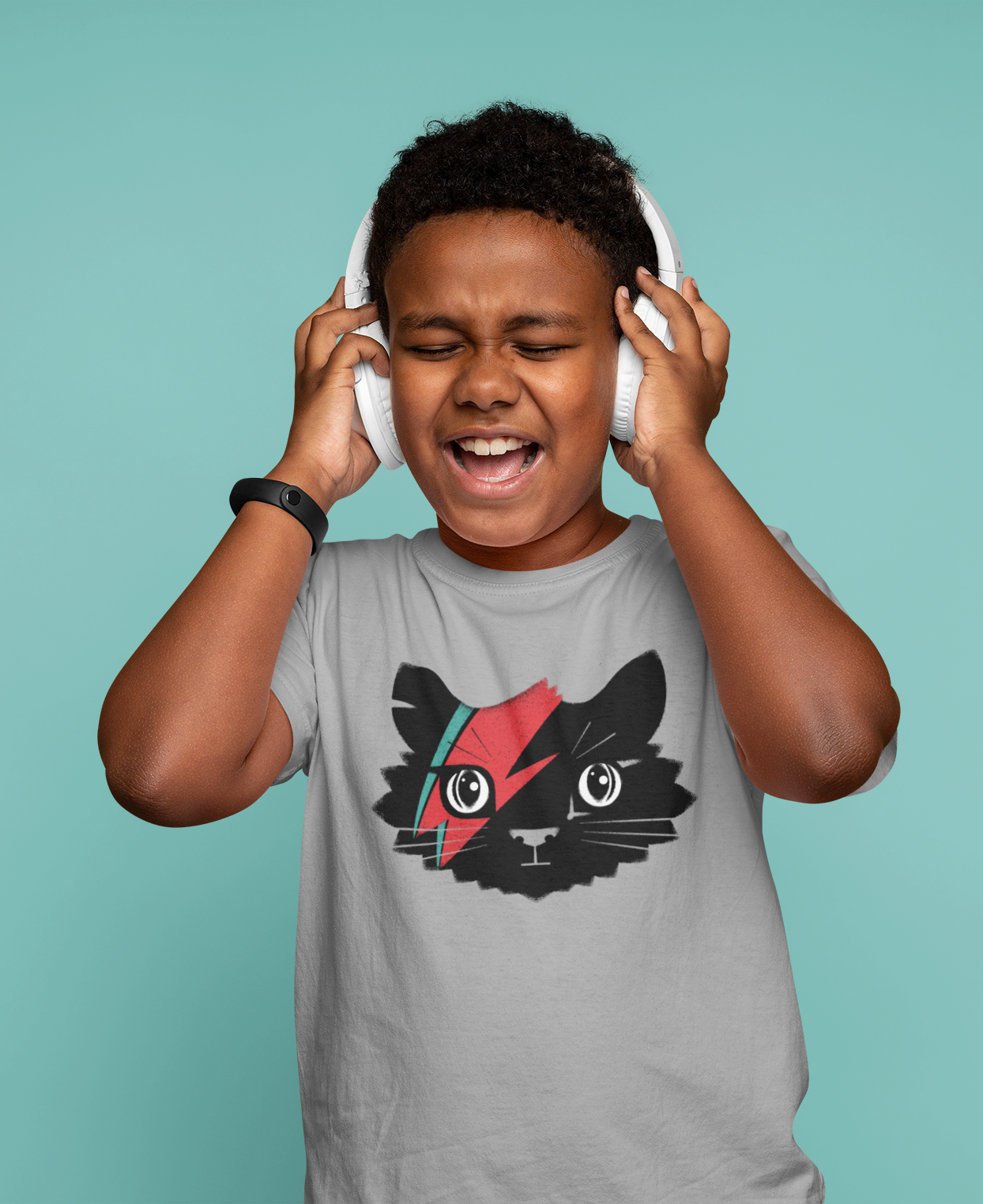 Ziggy's Cat Kid’s Heavy Cotton Graphic Tee