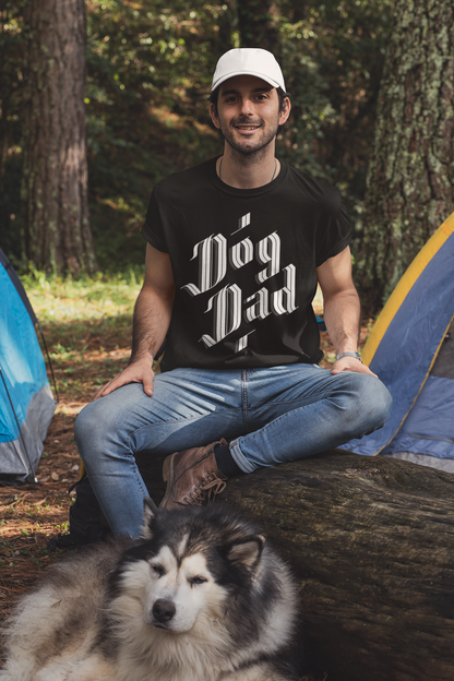 Sophisticated Dog Dad Men's Graphic Tee