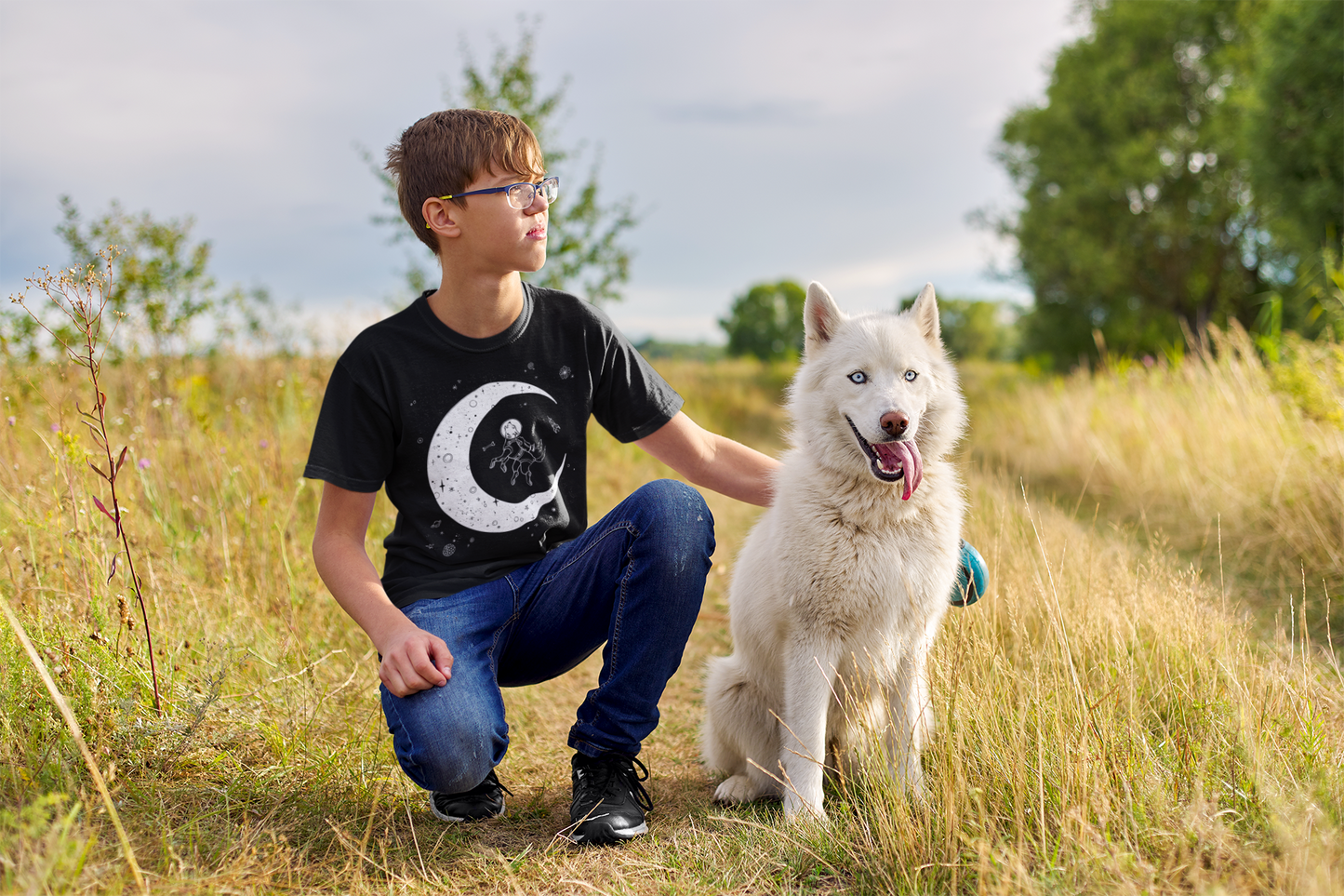 Moon Dog Kid’s Heavy Cotton Graphic Tee