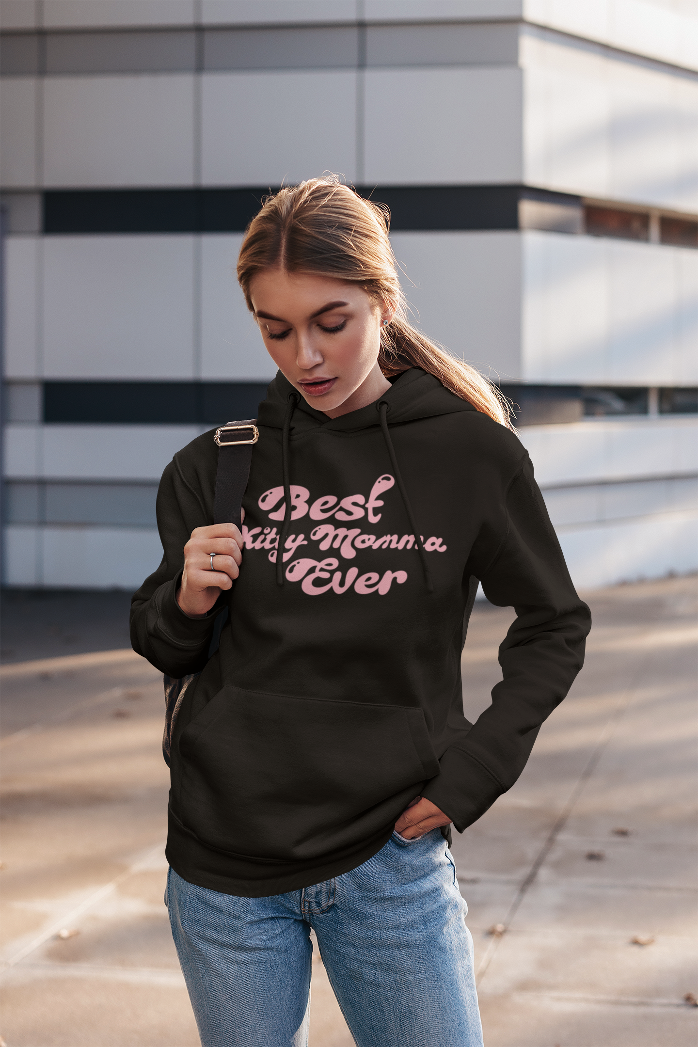 Best Kitty Momma Ever Women's Hooded Sweatshirt