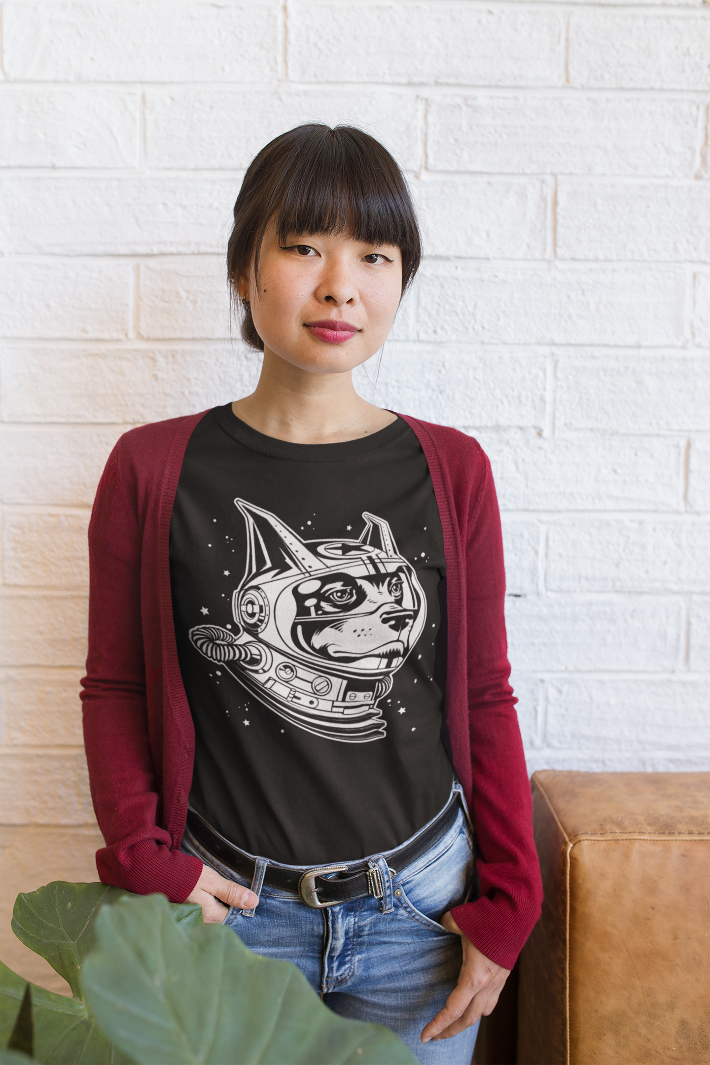 Space Dog Women's Graphic Tee