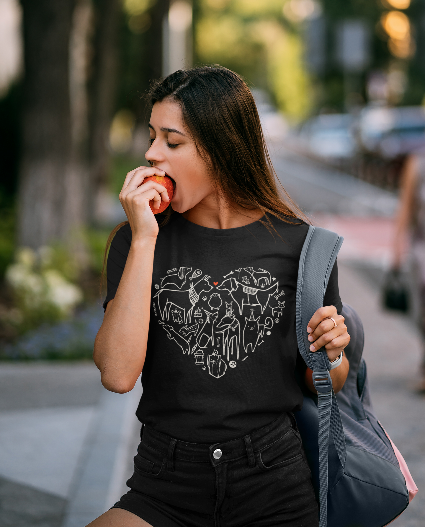 Dog Heart Women's Graphic Tee