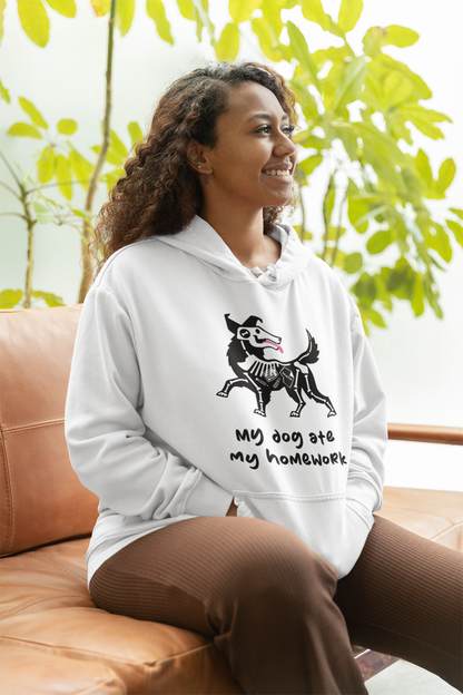 My Dog Ate My Homework Women's Hooded Sweatshirt