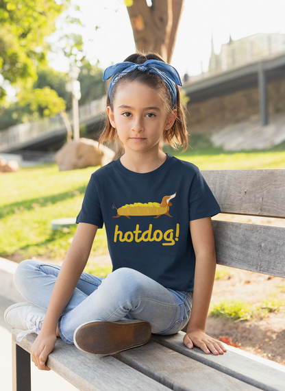 Wiener Hot Dog Kids Heavy Cotton Graphic Tee