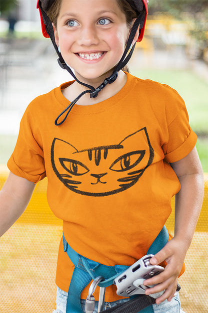 Cat BF#2 Kids Heavy Cotton Graphic Tee