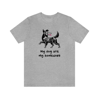 Dog Ate My Homework Women's Graphic Tee