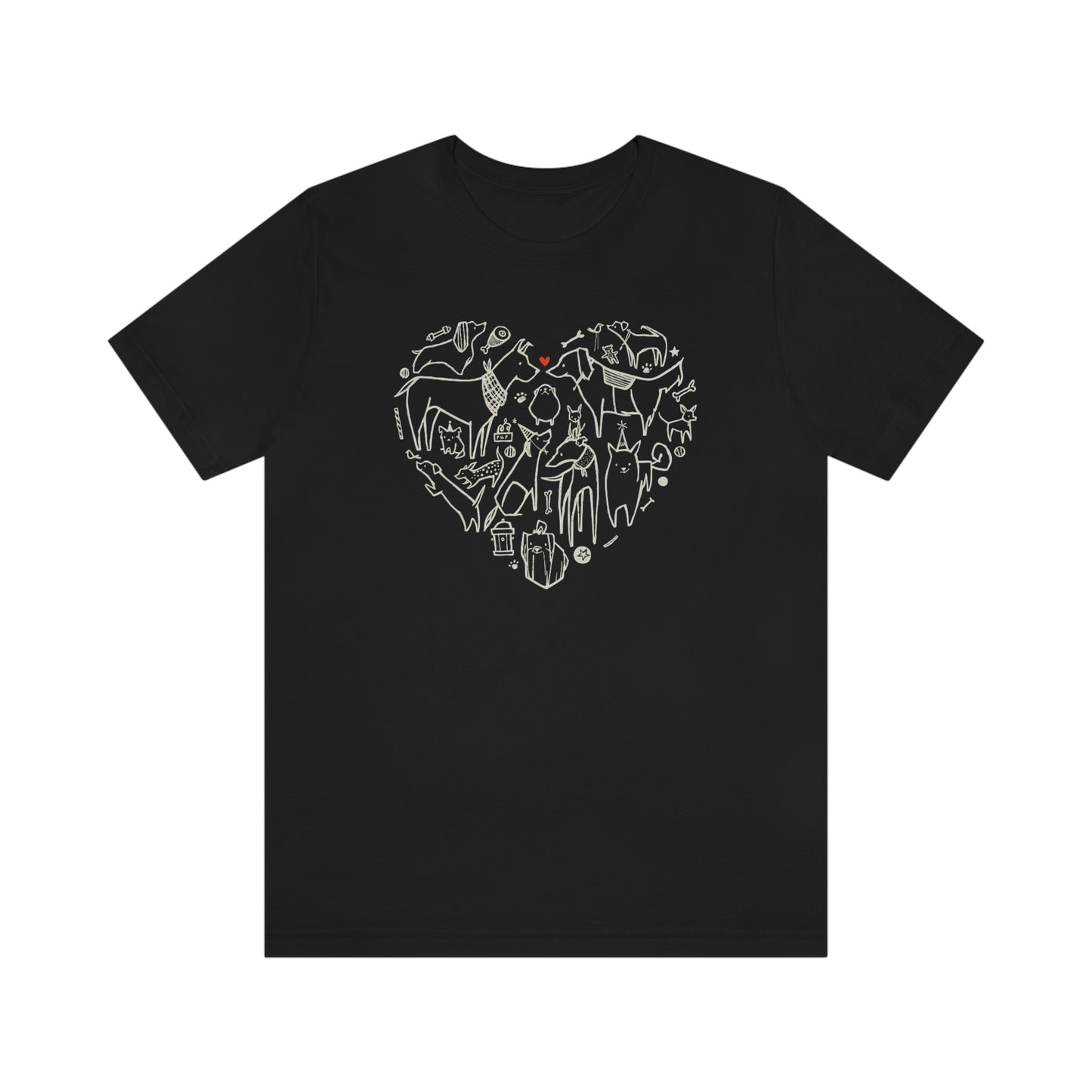 Dog Heart Women's Graphic Tee