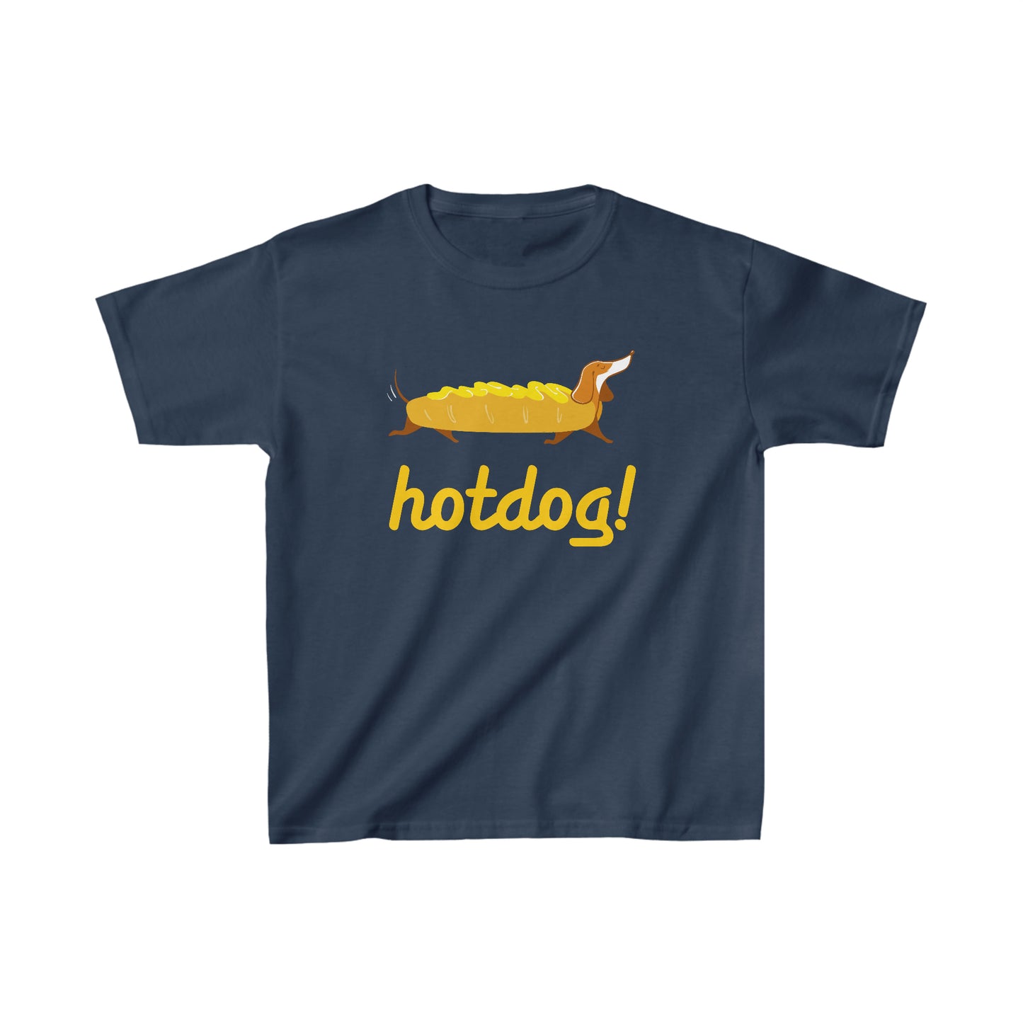 Wiener Hot Dog Kids Heavy Cotton Graphic Tee