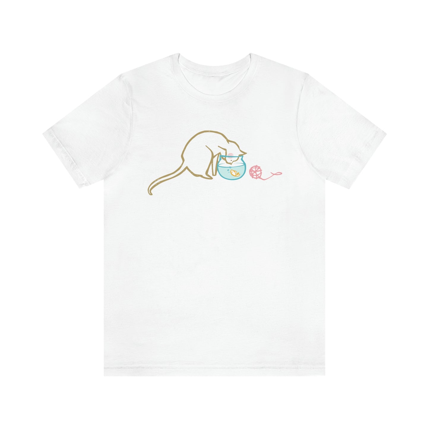 Cat & Fish Bowl Women's Graphic Tee