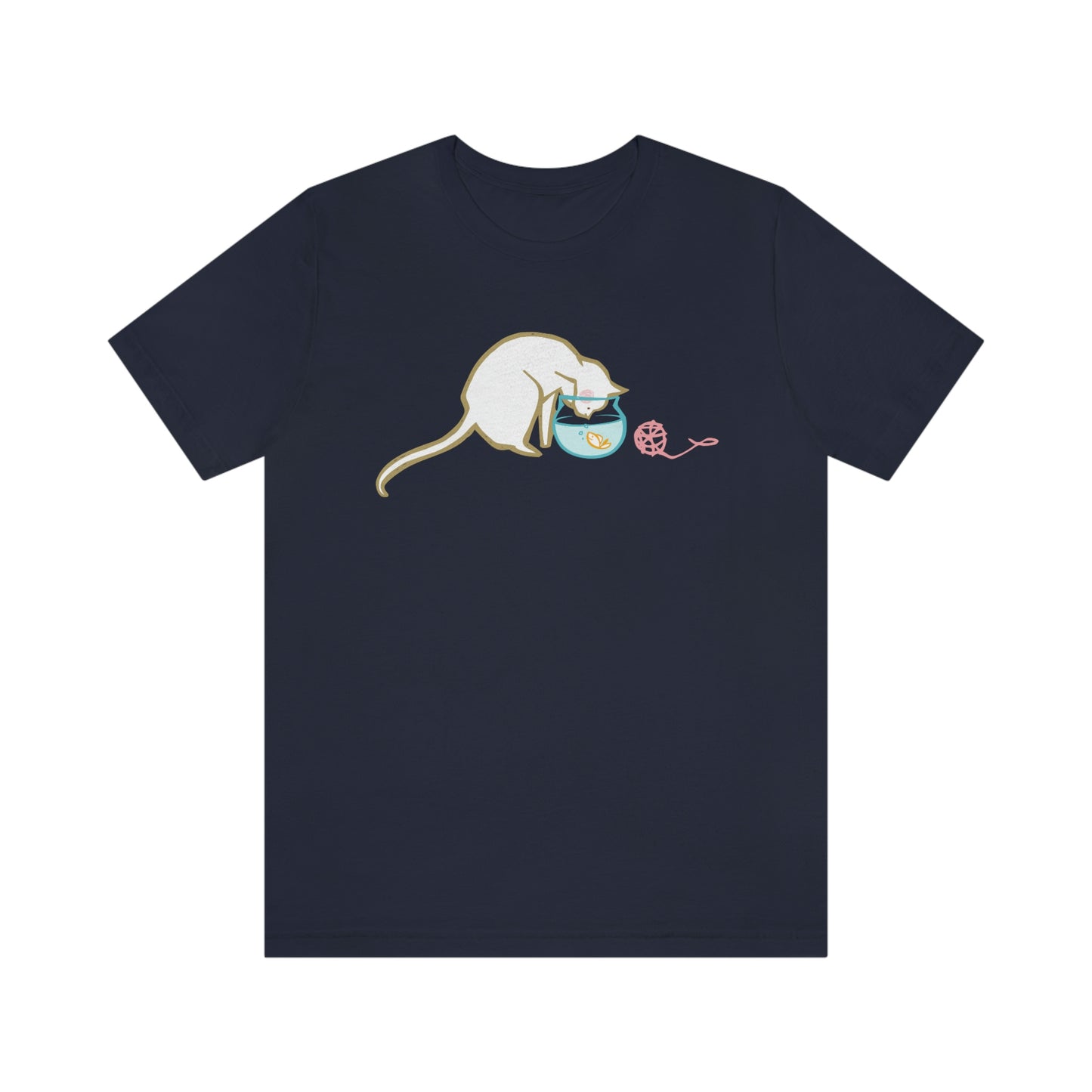 Cat & Fish Bowl Women's Graphic Tee