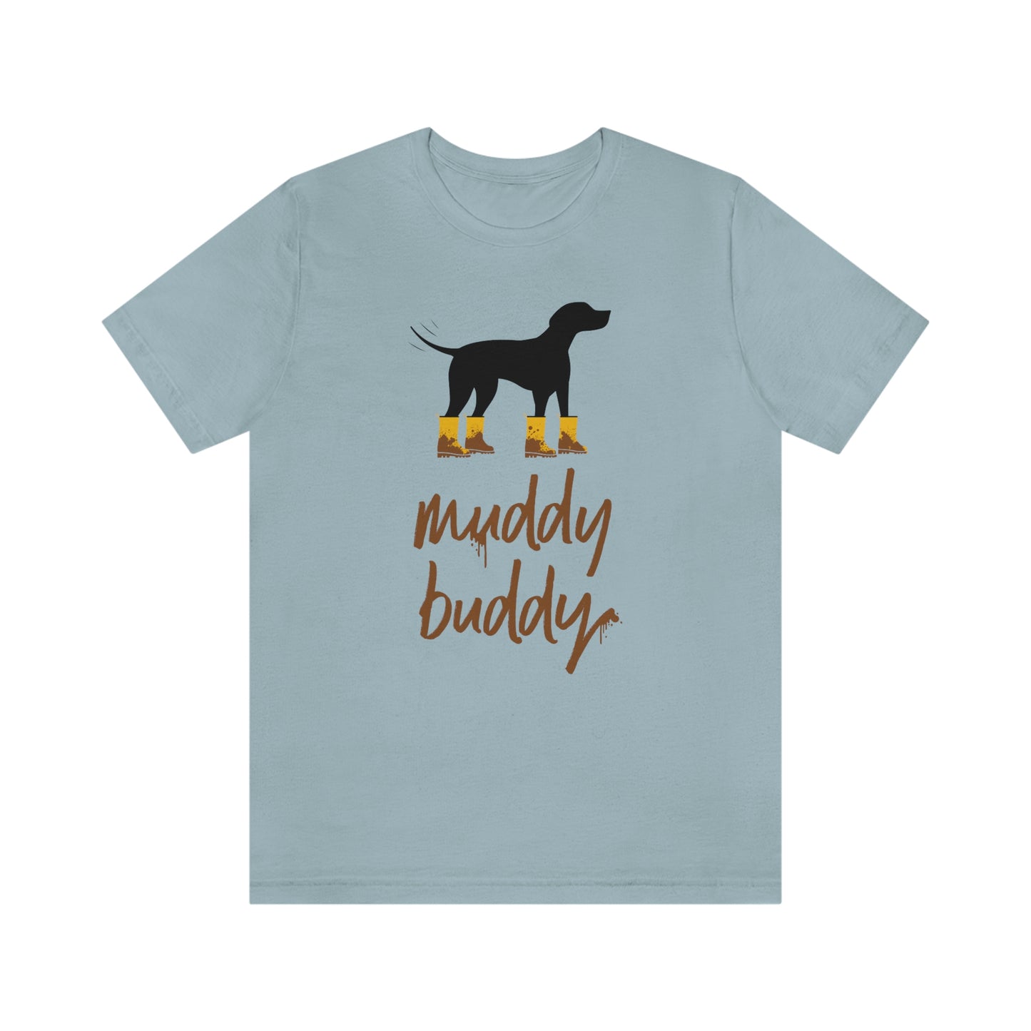 Muddy Buddy Yellow Boots Women's Graphic Tee