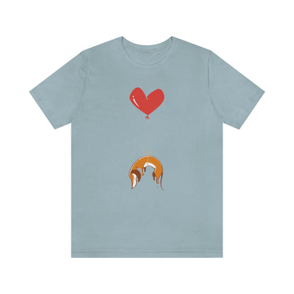 Wiener Dog on Heart Strings Women's Graphic Tee