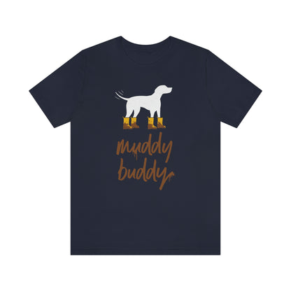 Muddy Buddy Yellow Boots Women's Graphic Tee