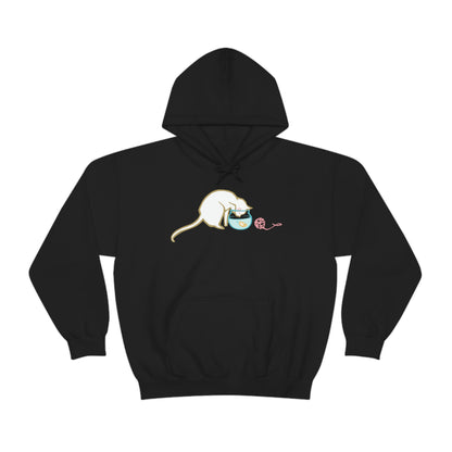 Cat & Fishbowl Women's Hooded Sweatshirt