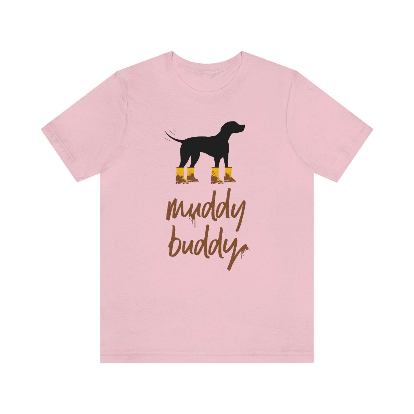 Muddy Buddy Yellow Boots Women's Graphic Tee