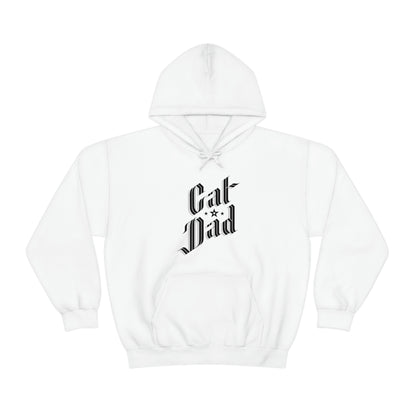 Sophisticated Cat Dad Men's Hooded Sweatshirt