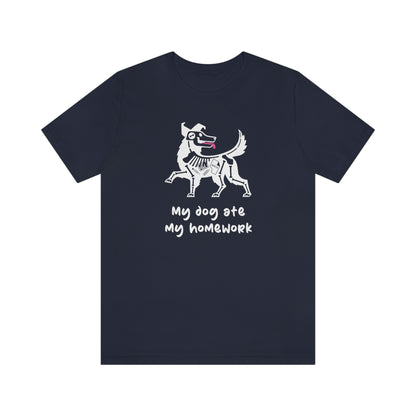 Dog Ate My Homework Women's Graphic Tee