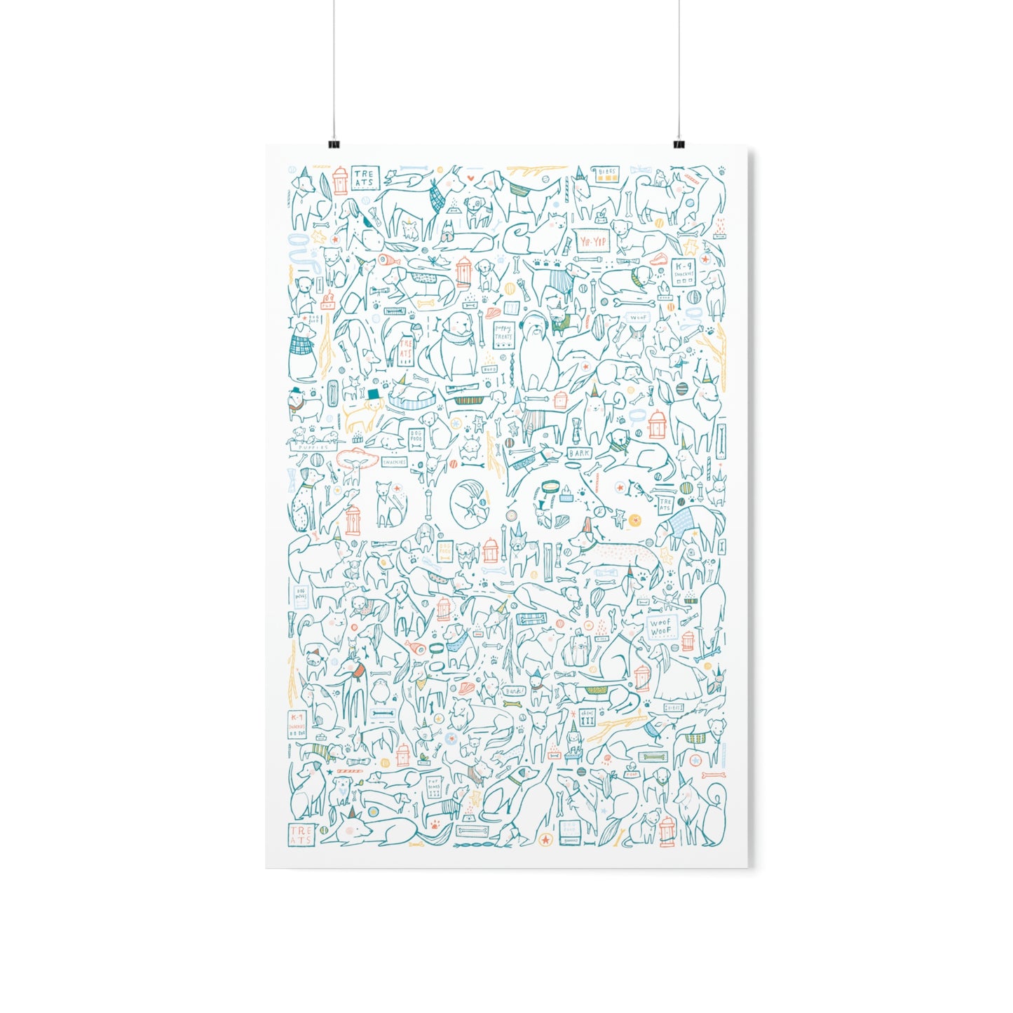 DOGS Premium Matte Vertical Poster