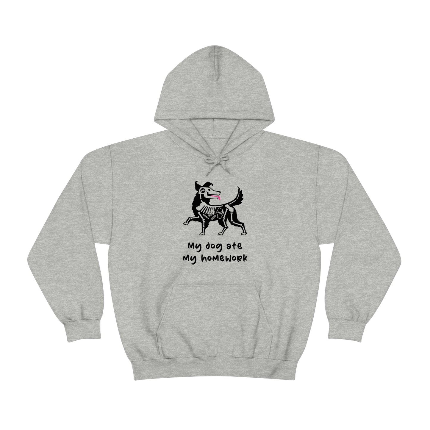 My Dog Ate My Homework Men's Hooded Sweatshirt