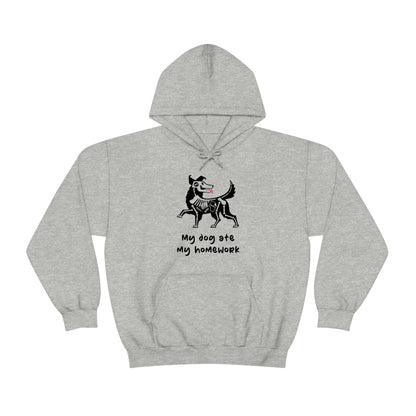 My Dog Ate My Homework Men's Hooded Sweatshirt