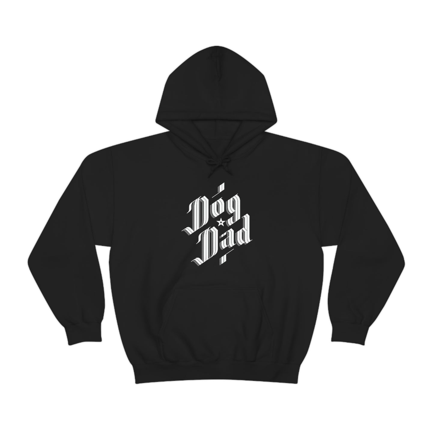 Sophisticated Dog Dad Men's Hooded Sweatshirt