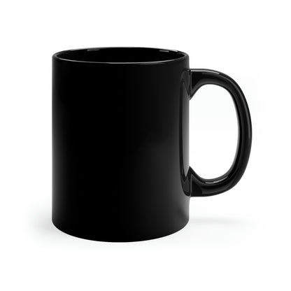 Sophisticated Cat Dad 11oz Black Mug