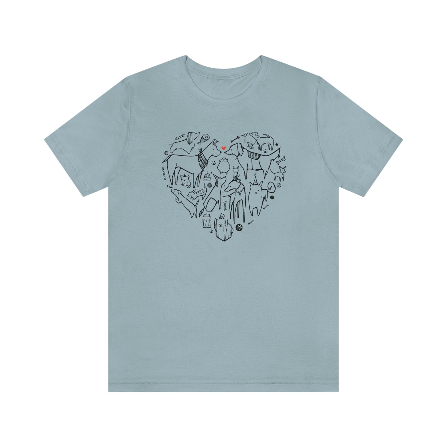 Dog Heart Women's Graphic Tee