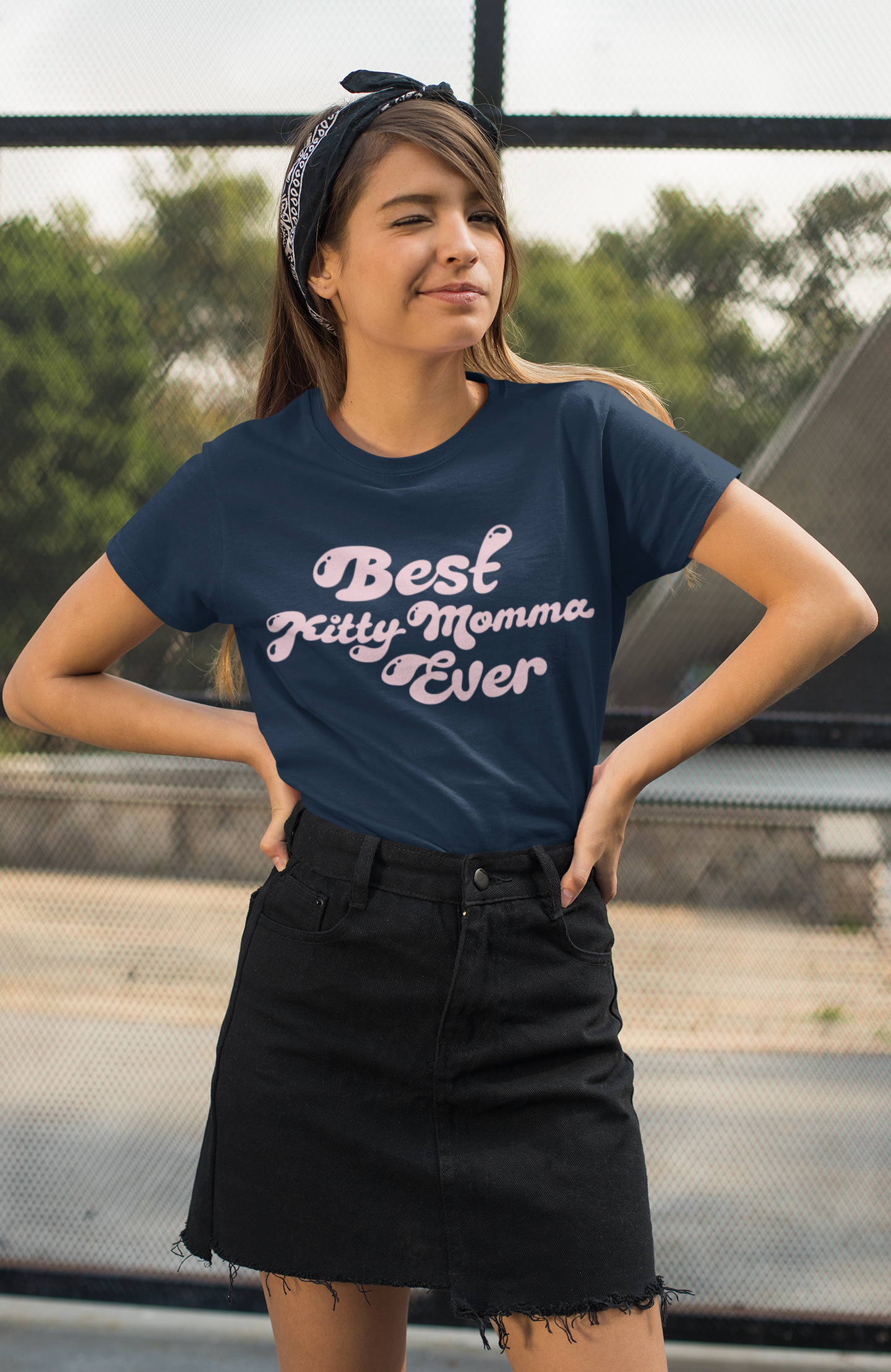 Best Kitty Momma Ever Women's Graphic Tee