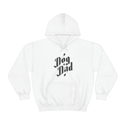 Sophisticated Dog Dad Men's Hooded Sweatshirt