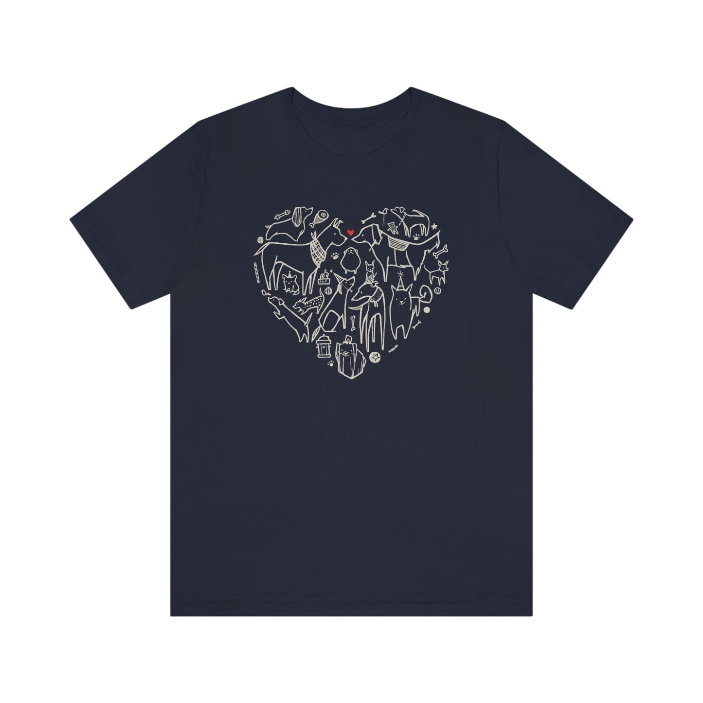 Dog Heart Women's Graphic Tee