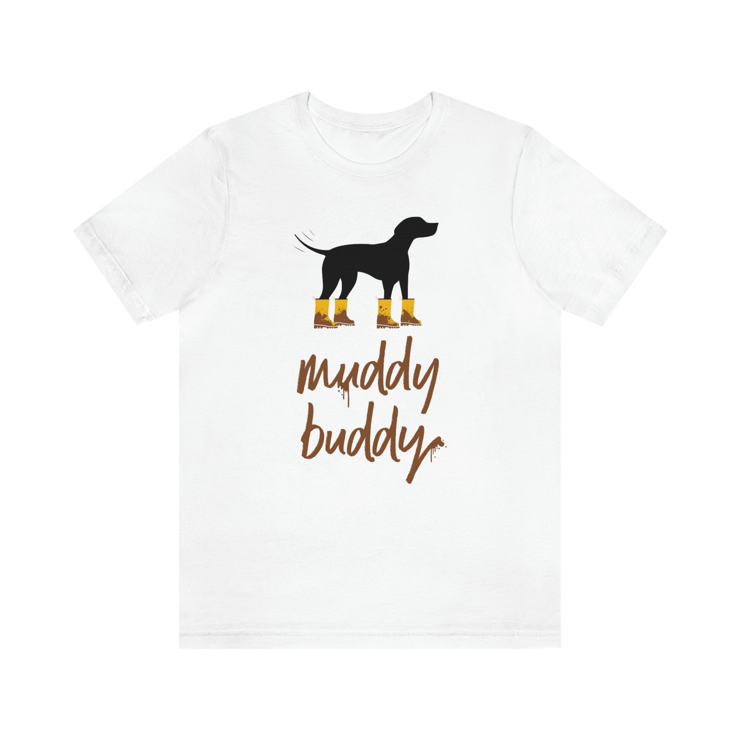 Muddy Buddy Yellow Boots Women's Graphic Tee