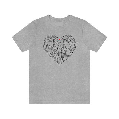 Dog Heart Women's Graphic Tee