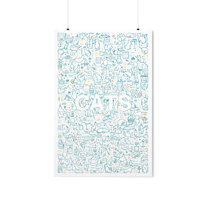 CATS Premium Matte Vertical Poster