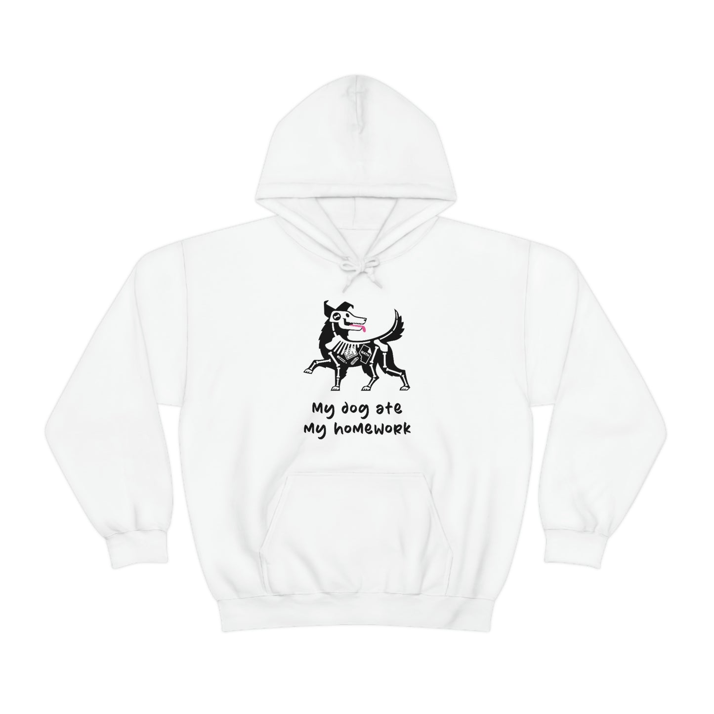 My Dog Ate My Homework Men's Hooded Sweatshirt