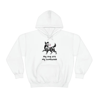 My Dog Ate My Homework Men's Hooded Sweatshirt