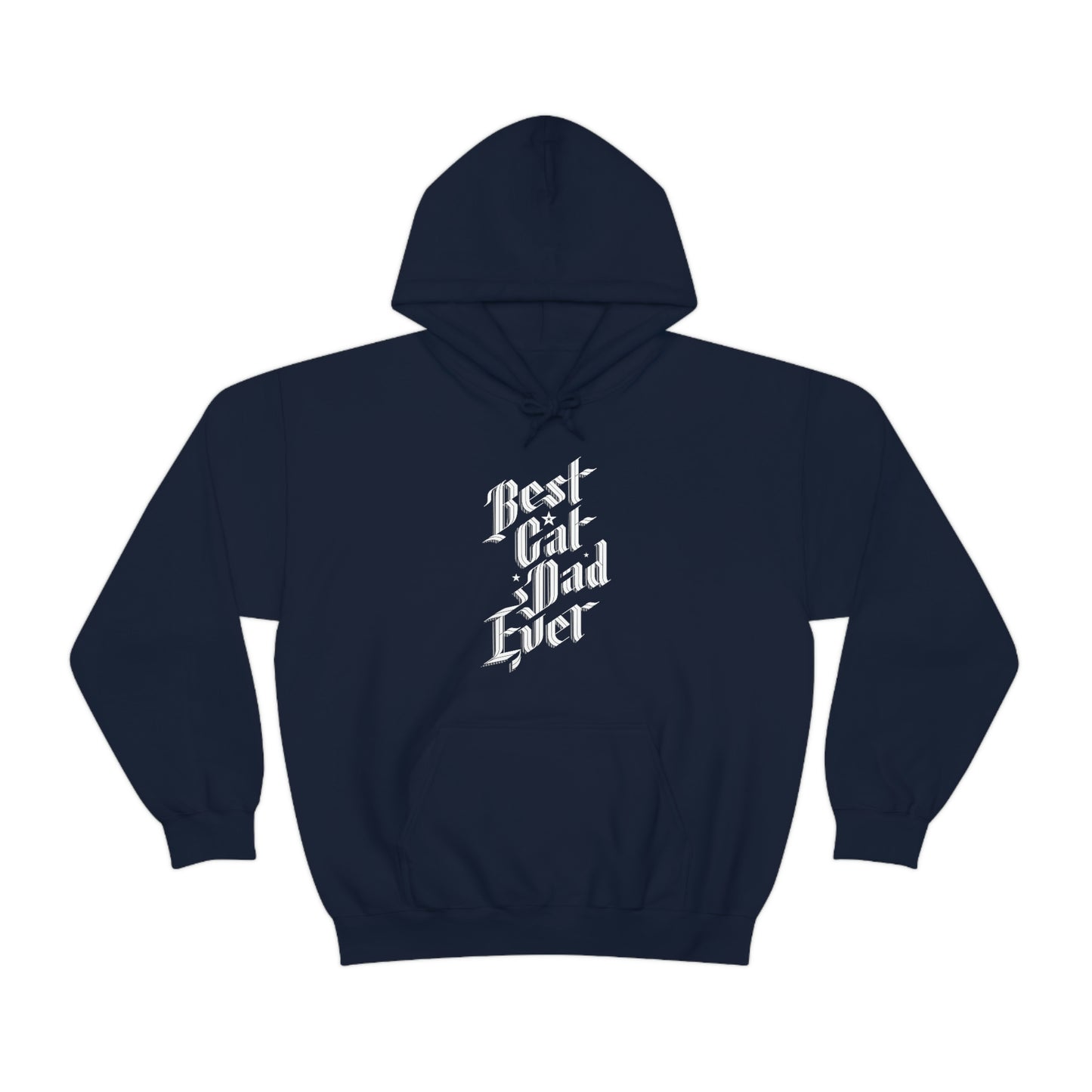 Best Cat Dad Ever Men's Hooded Sweatshirt