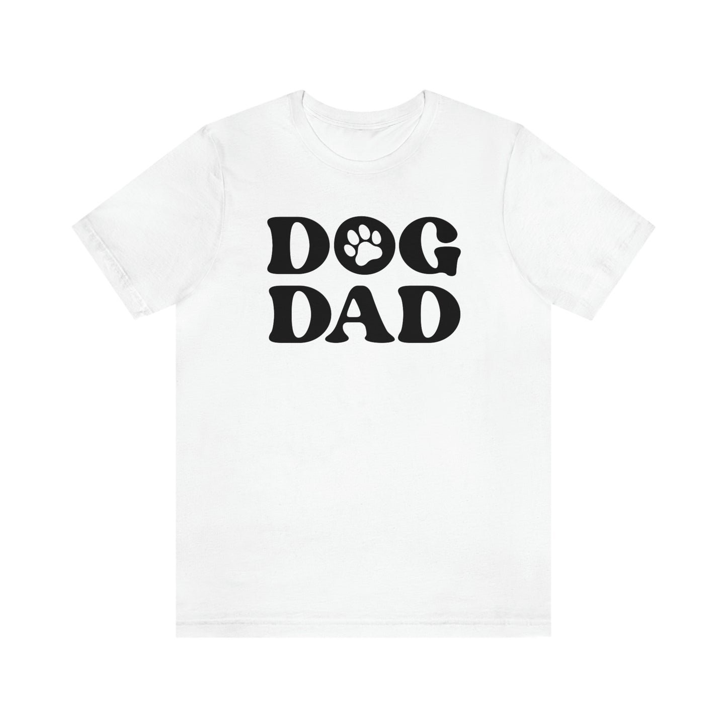 Dog Dad Men's Graphic Tee [Large Print]